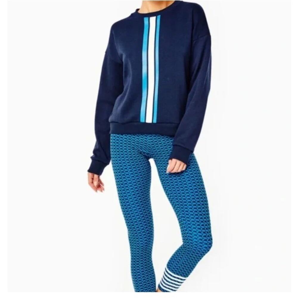 Addison Bay Shore Break Sweatshirt‎ Size Small Navy Women’s Athleisure Comfort